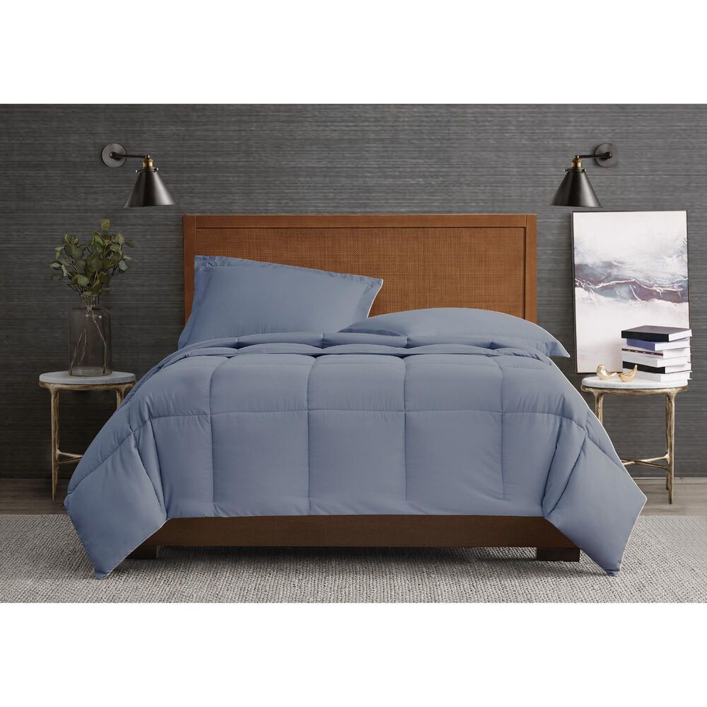 Pem America London Fog Garment Wash 3-Piece Full/Queen Comforter Set in Blue, , large