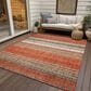 Dalyn Rug Company Portico PO2 Coral 9" x 12" Area Rug, , large