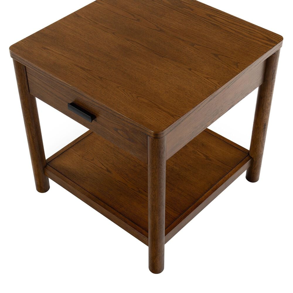 Safavieh Jaylessa 1-Drawer End Table in Medium Oak, , large