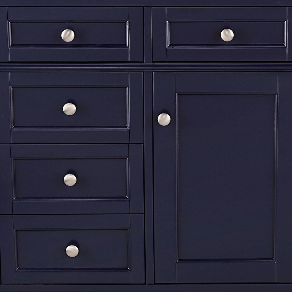 James Martin Vanities Brittany 48&quot; Single Bathroom Vanity in Victory Blue with 3 cm Victorian Silver Quartz Top and Rectangular Sink, , large