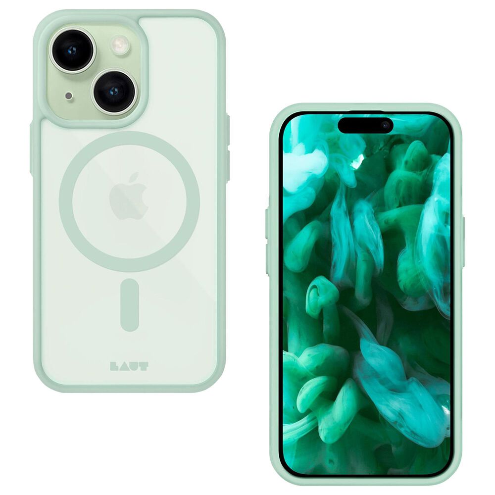 LAUT Huex Protect MagSafe Case for Apple iPhone 15/14/13 in Mint, , large