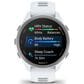 Garmin Forerunner 170 Music Smartwatch 42mm Whitestone Case with Whitestone and Cloud Blue Silicone Band, , large