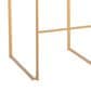 Lumisource Fuji High Back Barstool with Beige Fabric in Gold (Set of 2), , large