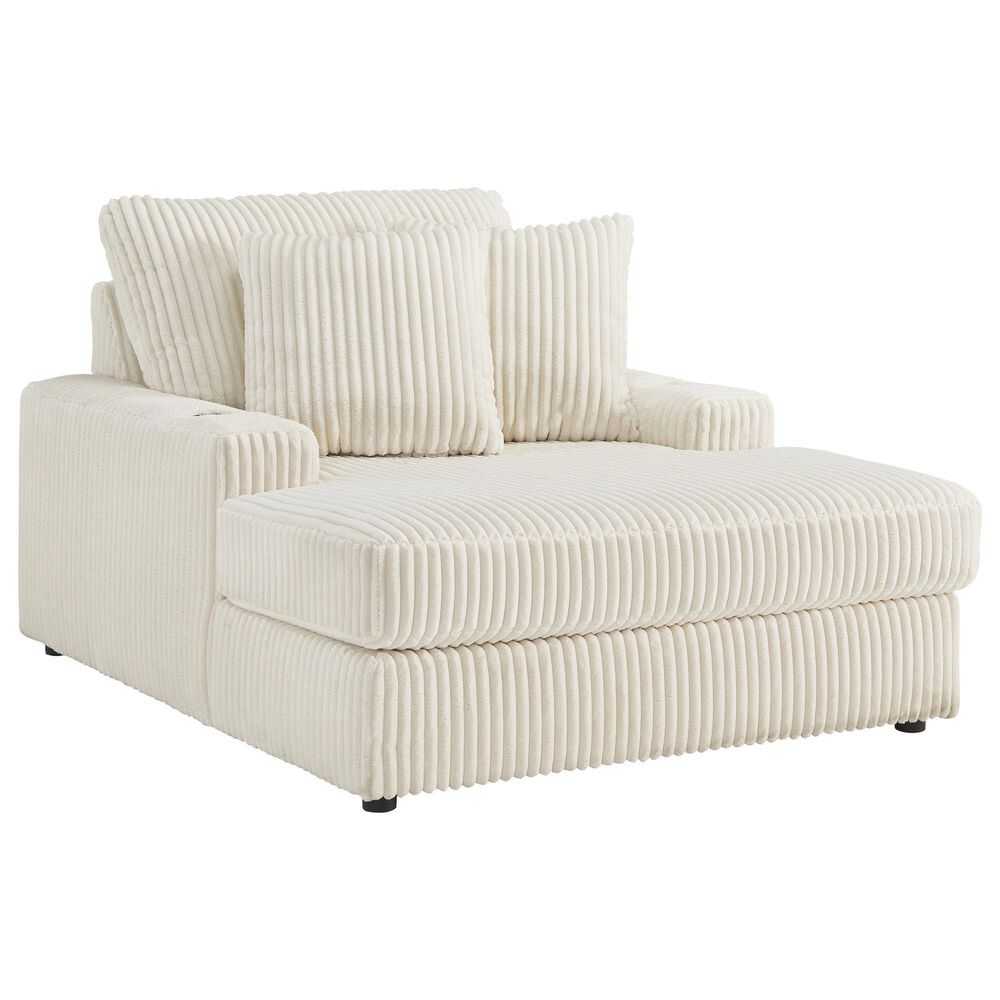 Ashley Lindyn Chaise in Ivory, , large