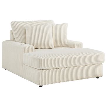Ashley Lindyn Chaise in Ivory, , large