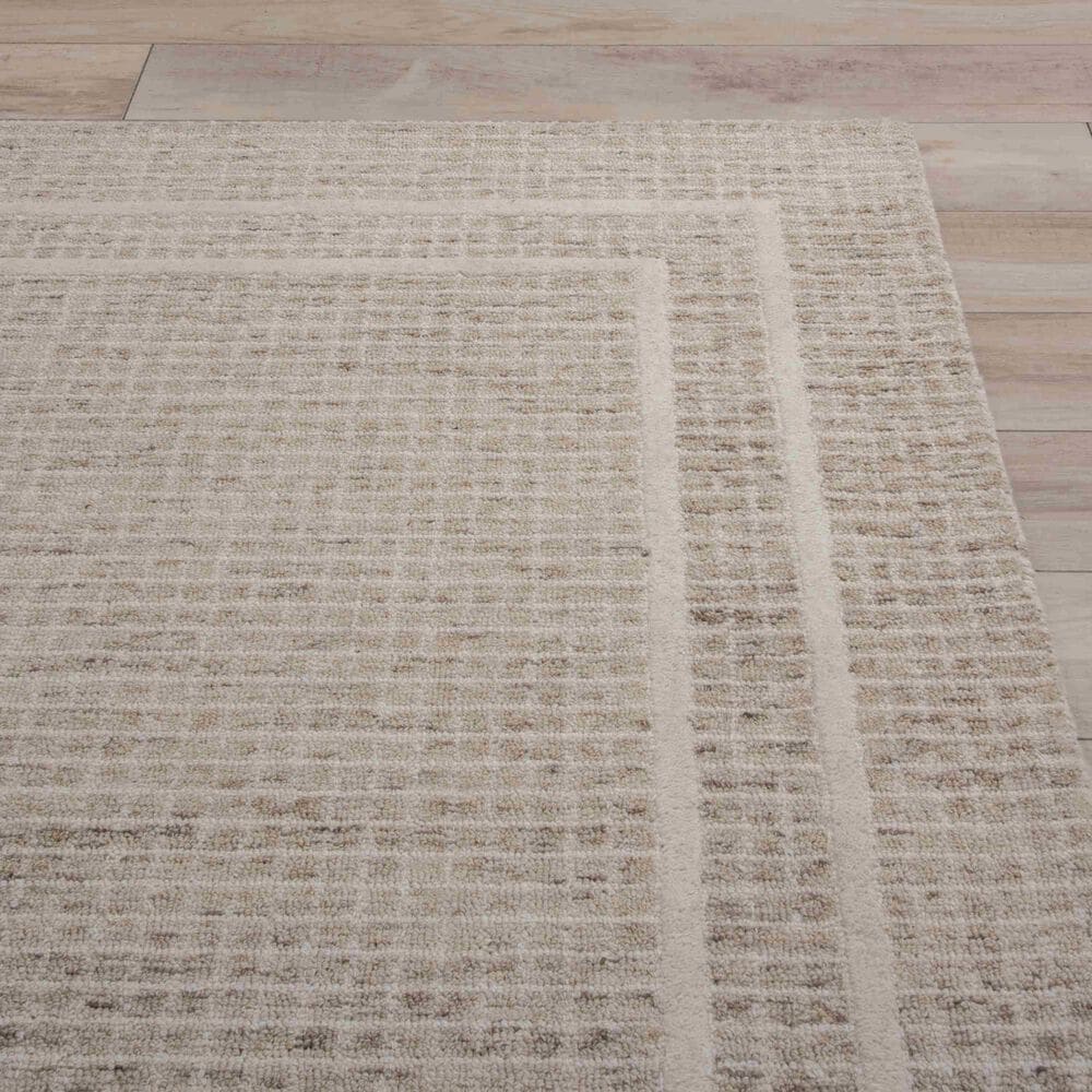 RIZZY Willow Beige, Ivory and Brown 7'9" x 9'9" Area Rug, , large