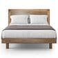 BDI Kava Queen Platform Bed and Two Nightstands in Natural Walnut, , large