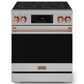 Thor Kitchen Gordon Ramsay 4.55 Cu. Ft. 30" Professional Electric Range with Rose Gold Handle Kit in Stainless Steel, , large