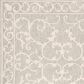 Safavieh Micro-Loop MLP507F 5" x 8" Light Grey and Ivory Area Rug, , large