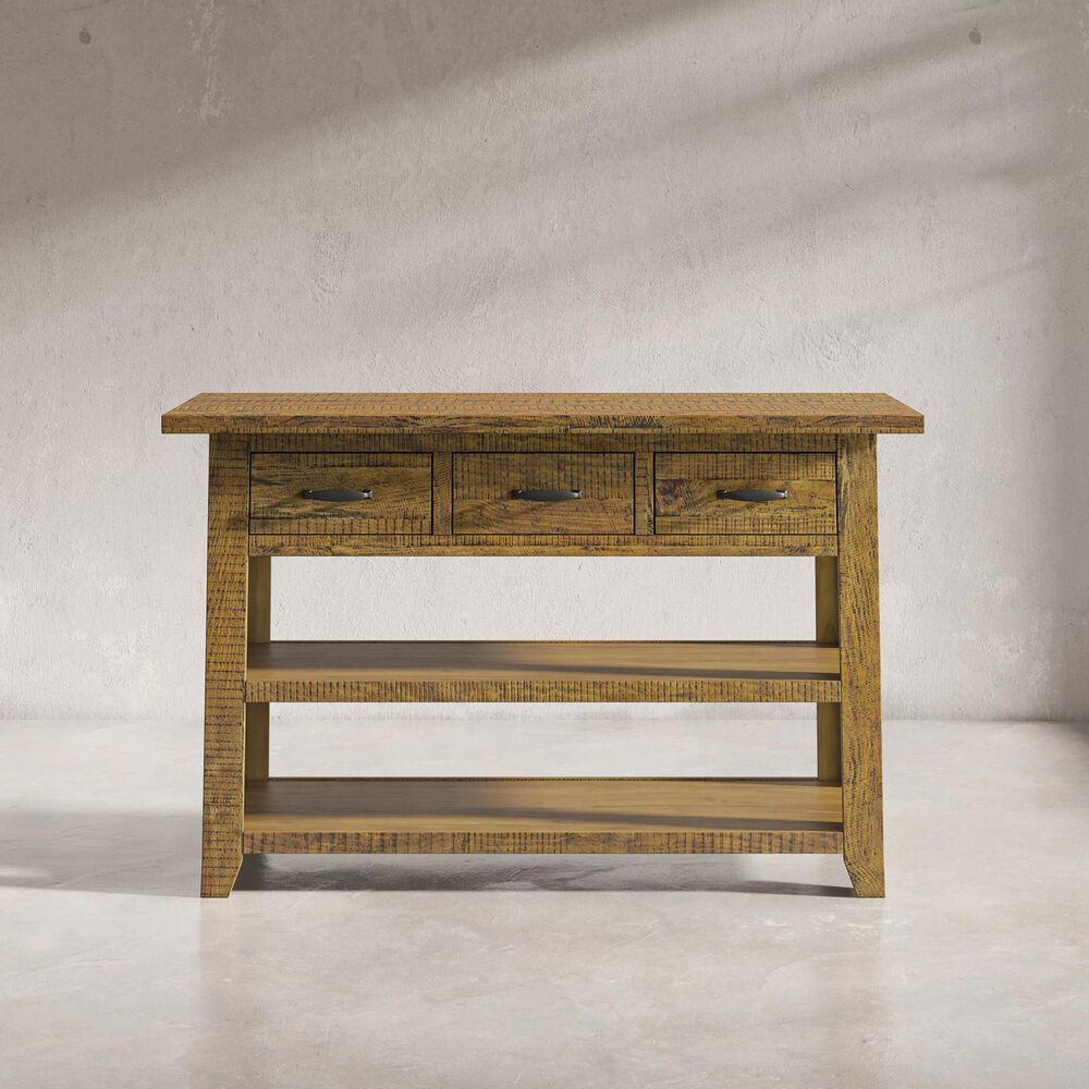 Waltham Telluride Sofa Table in Golden Brown, , large