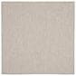 Nourison Courtyard Ivory and Silver 4" Square Indoor/Outdoor Area Rug, , large