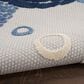 Nourison Aloha 3"6" x 5"6" Navy Blue Indoor/Outdoor Area Rug, , large