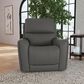 Flexsteel Power Recliner with Power Headrest and Lumbar in Gray, , large