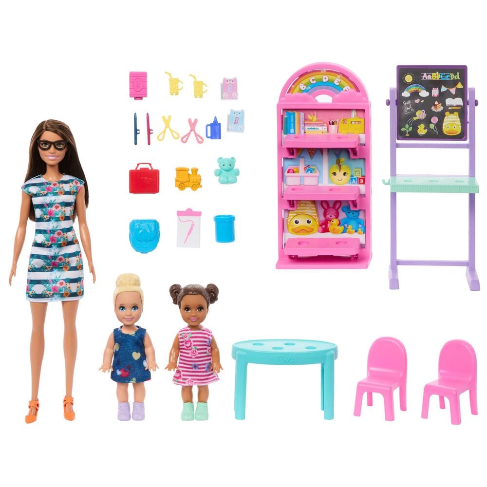 Barbie I Love School Playset - Kelly Teacher Doll in Brown and Hazel, , large