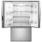 Whirlpool 29.58 Cu. Ft. French Door Refrigerator with In-Door Water and Ice Maker in Fingerprint Resistant Stainless Steel, , large
