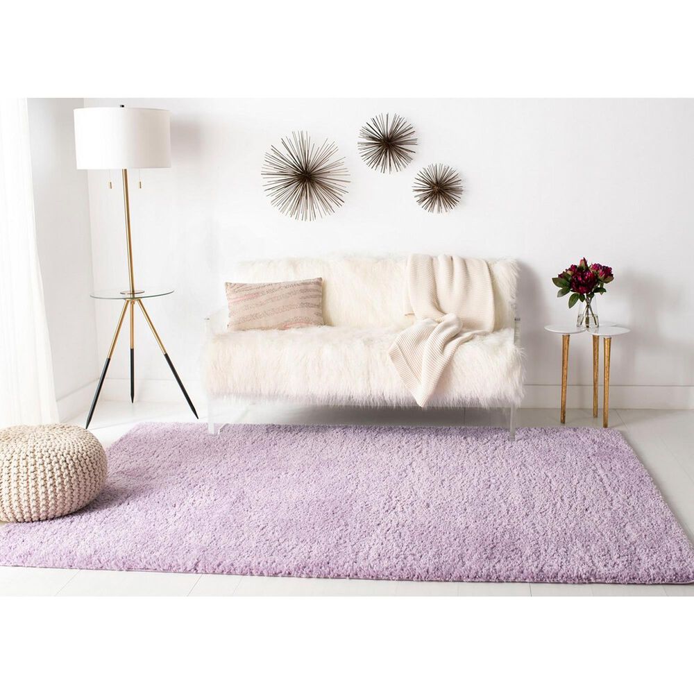 Safavieh August Shag 5&#39;3&quot; x 7&#39;6&quot; Lilac Area Rug, , large