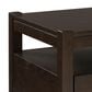 Ashley Breckington Square End Table in Dark Brown, , large