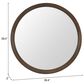Zuo Modern Inikas Wall Mirror in Espresso, , large