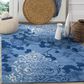 Safavieh Adirondack ADR114F-4 4" x 6" Light Blue/Dark Blue Area Rug, , large