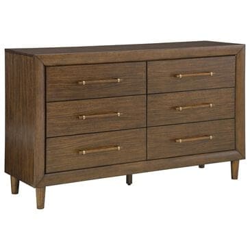 Ashley Lyncott 6-Drawer Dresser Only in Brown, , large