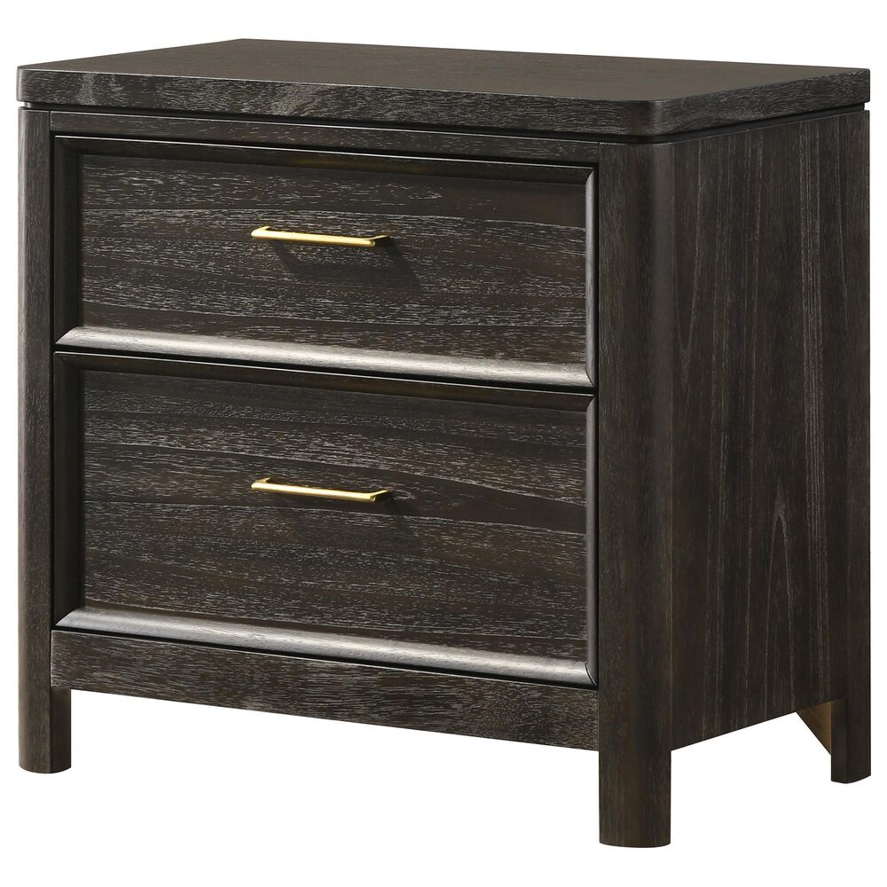 Crown Mark Ethel 5 Piece Queen Bedroom Set in Dark Brown, , large