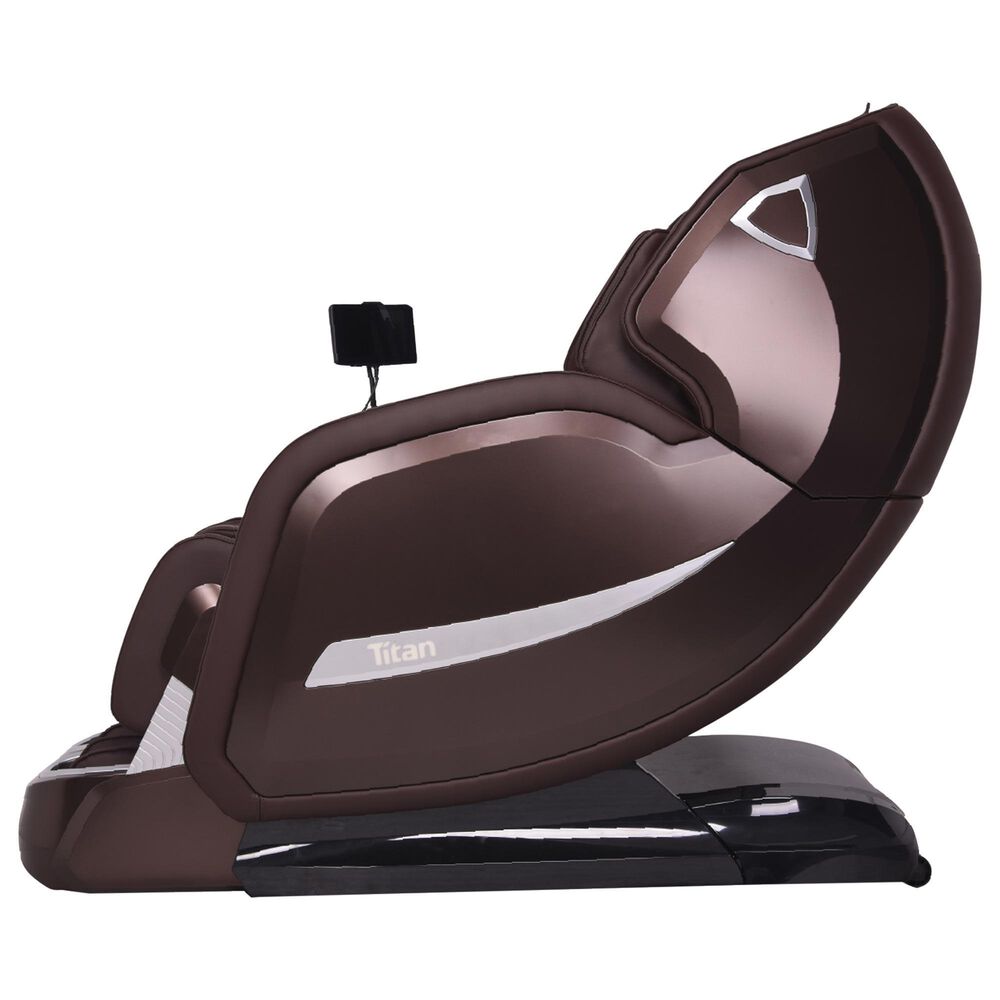 Osaki Advent 4D Power Zero Gravity Massage Chair with Spinning Calf Rollers in Brown, , large