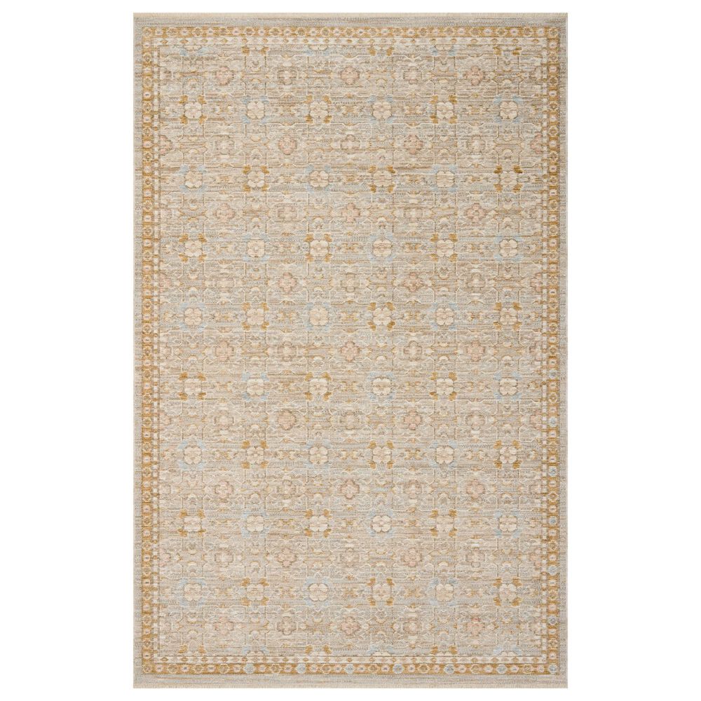 Loloi Elora Neutral and Multicolor 9"3" x 13" Area Rug, , large