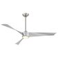 Minka-Aire Pike 56" LED Ceiling Fan in Brushed Nickel, , large
