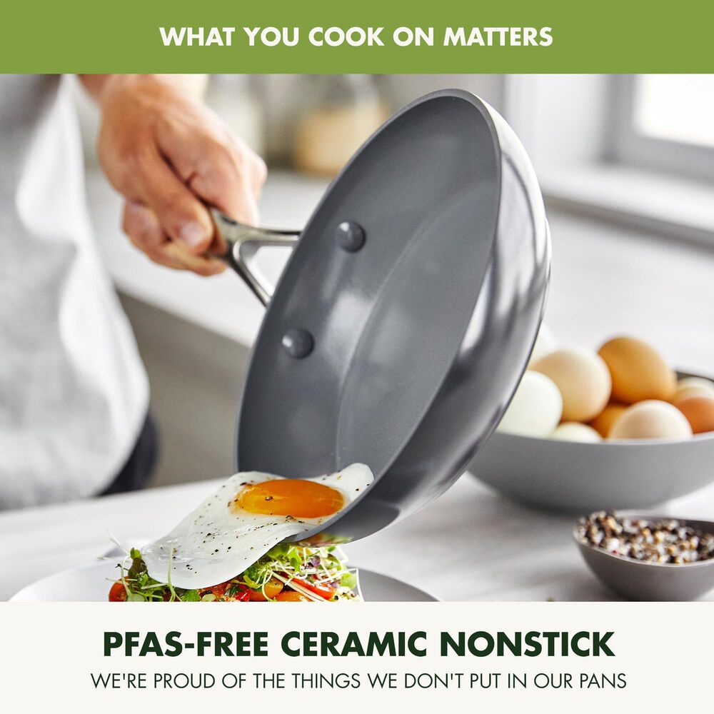 Green Pan Valencia Pro 12" Nonstick Frypan in Grey, , large