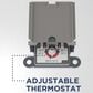 GE Appliances 26-Gallon Side Port Lowboy Electric Water Heater in Gray, , large