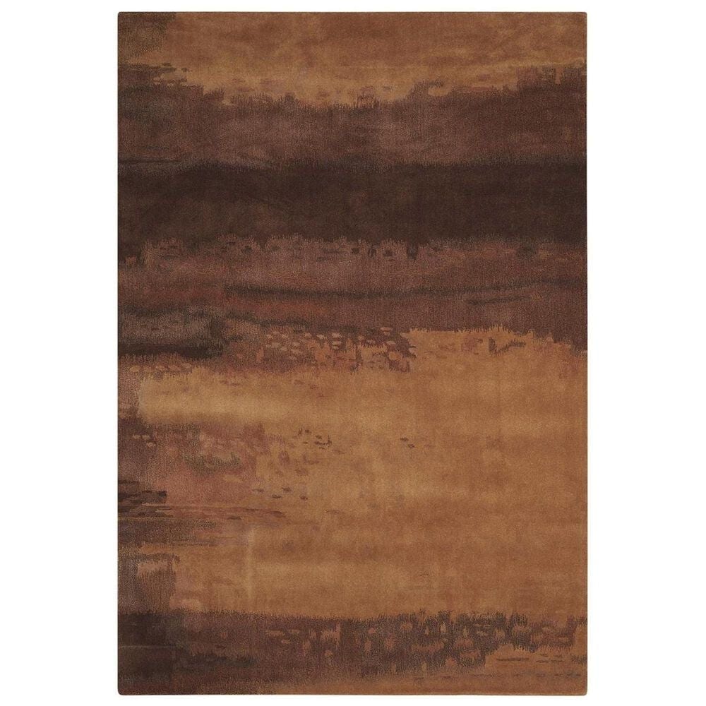 Calvin Klein Home Luster Wash CK10 SW09 3' x 5' Copper Area Rug, , large