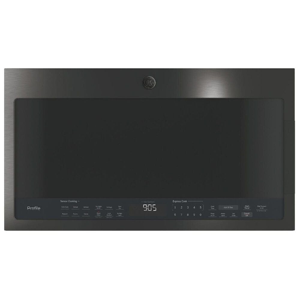 GE Profile 2.1 Cu. Ft. Over the Range Sensor Microwave Oven in Black Stainless, , large