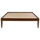 Linon Home Decor Polly Queen Platform Bed in Rich Walnut, , large