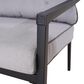 Global Note Collections Raleigh 4-Piece Patio Chat Set in Smoke Grey, , large