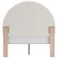 Ashley Arloster Full Upholstered Panel Bed in Tan/White, , large