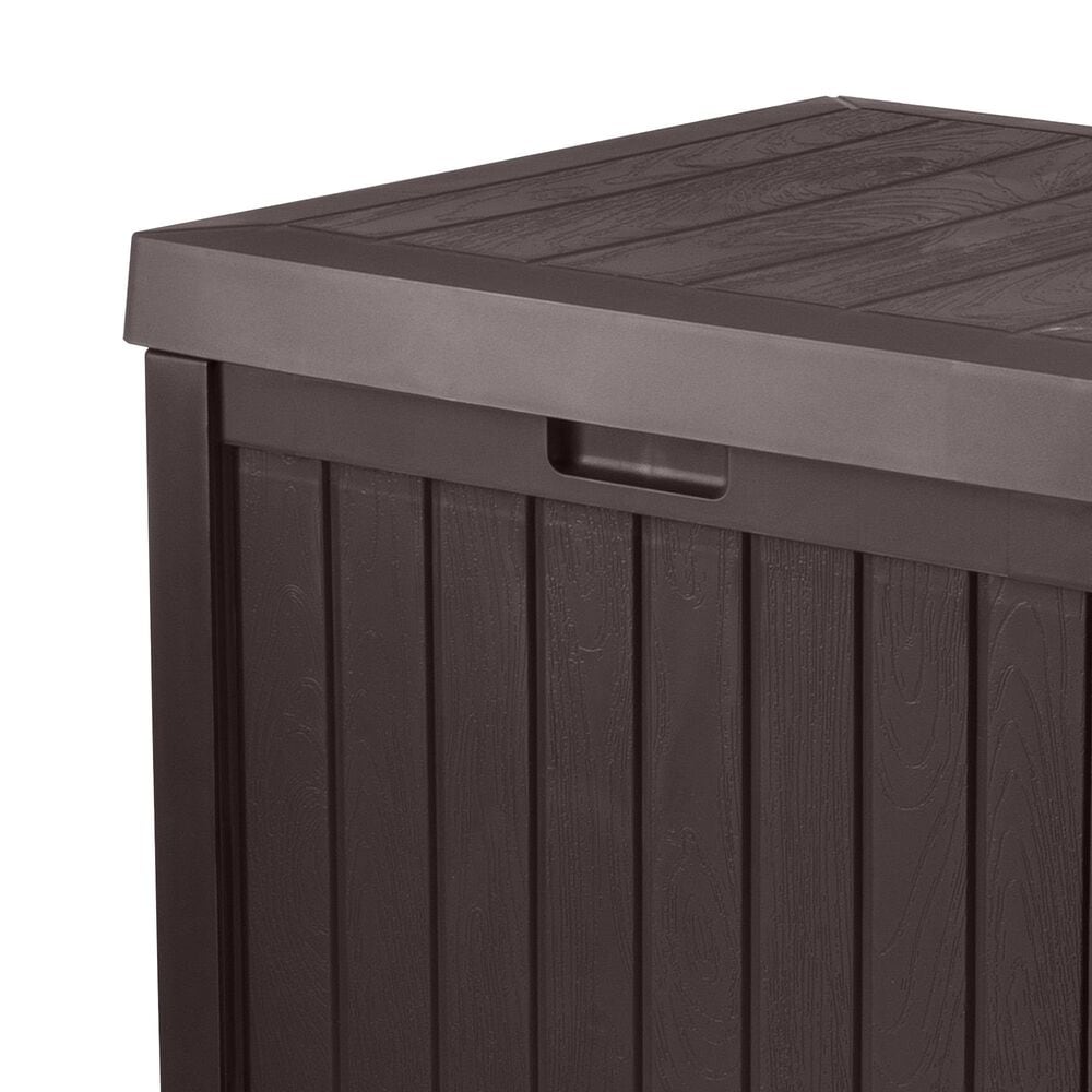 Timberlake 50 Gallon Patio Storage Box in Brown, , large