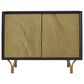 Ashley Tayner Accent Cabinet in Black and Gold, , large
