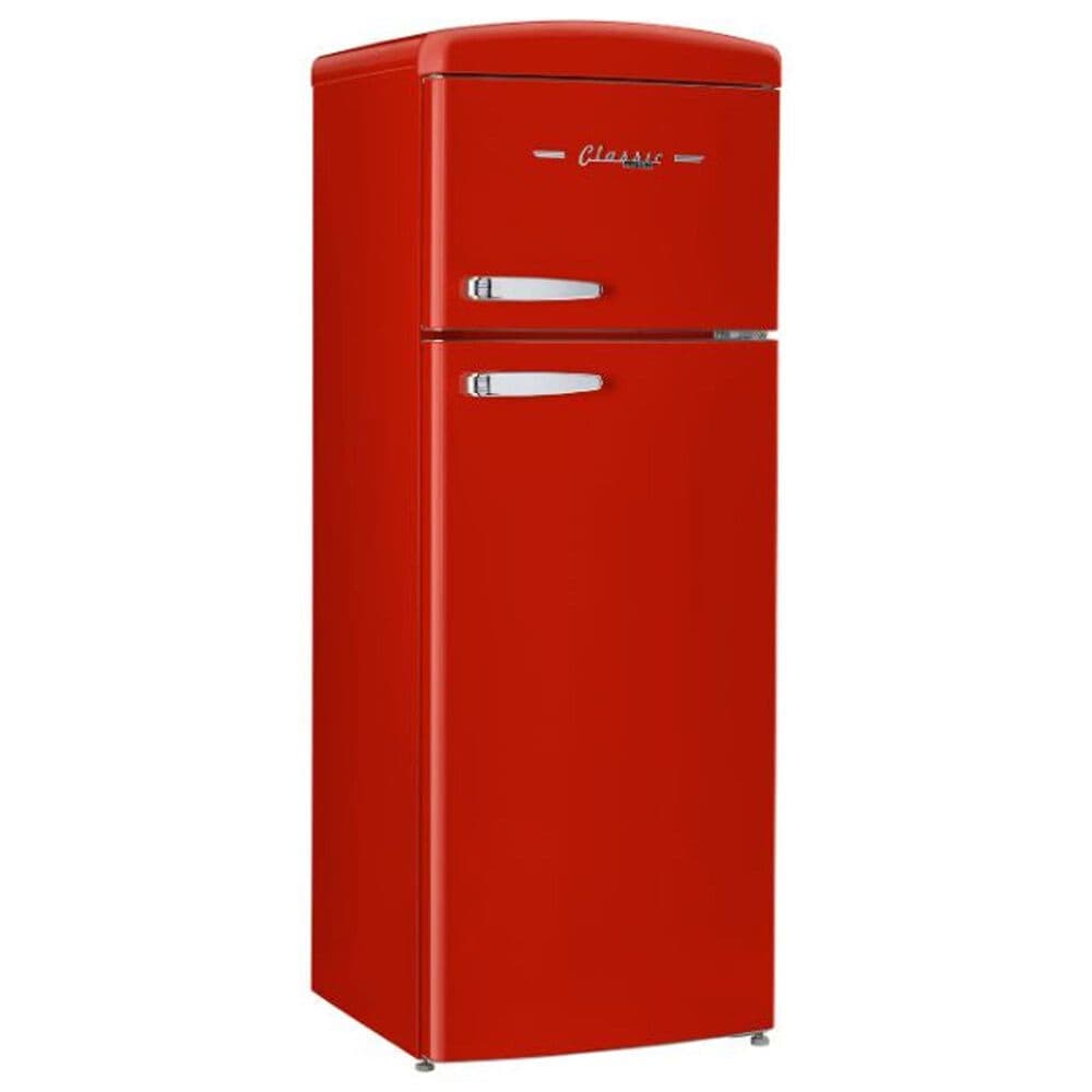 Unique Appliances Classic Retro 7.5 Cu. Ft. Top Freezer Refrigerator in Candy Apple Red, , large