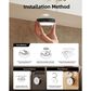 HOMLUX Motion Sensor Puck Light in Black (Set of 6), , large