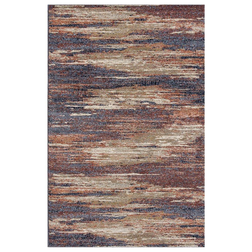 Amer Rugs Jordan 1"10" x 2"11" Rust Area Rug, , large