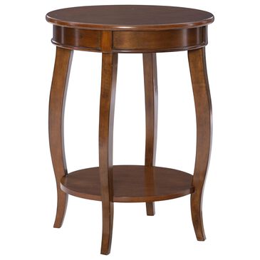 Linon Home Decor Rainbow Side Table in Hazelnut, , large
