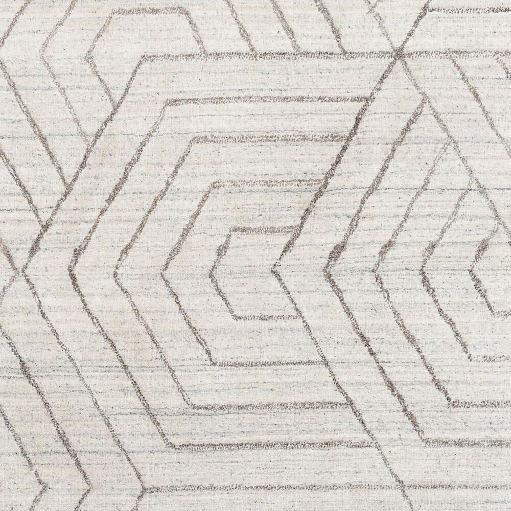 Surya Hightower 2&#39; x 3&#39; Charcoal and Brown Area Rug, , large