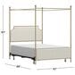 Richlands Furniture McArthur Queen Canopy Bed in Beige, , large