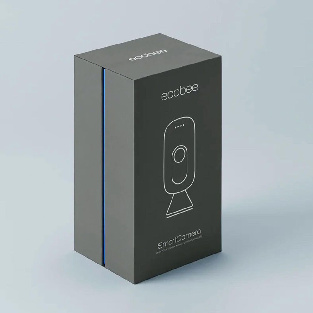Ecobee SmartCamera with Voice Control in Black and White, , large