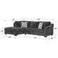 Ashley Biddeford 2-Piece Sectional with Chaise in Shadow, , large