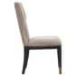 Nicolette Home Ryker Host Upholstered Side Chair with Aged Brass Accents, , large