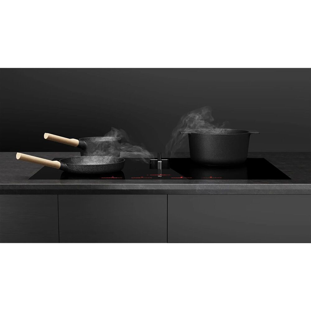 Elica Nikola Tesla Flux 30&quot; Induction Downdraft Cooktop in Black, , large