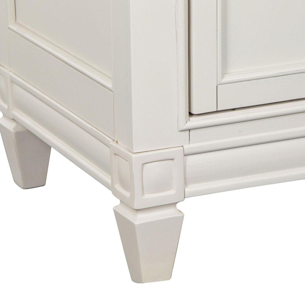 Nicolette Home Willowbrook 6-Drawer Chest with Sliding Door in Egg Shell White, , large