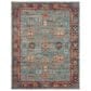 Karastan Zula Mombasa 8" x 10" Aquamarine Area Rug, , large