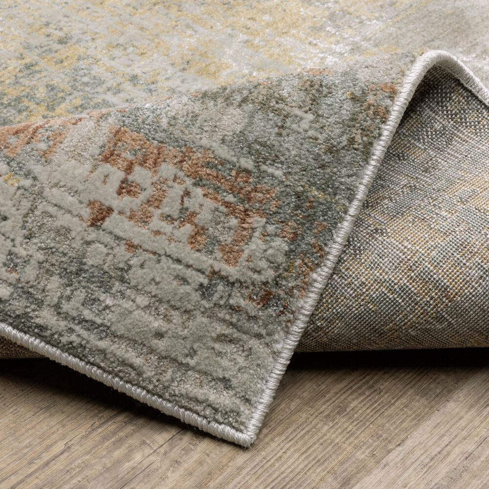 Oriental Weavers Mallory Grey and Multicolor 3&#39;3&quot; x 5&#39; Area Rug, , large